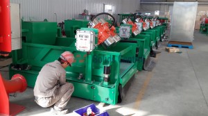 Mud cleaning shale shaker for drilling rig