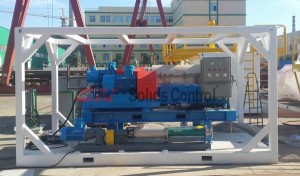 GN decenter centrifuge installed in frame