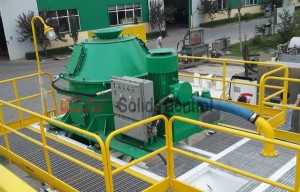 GN verti G Cuttings Dryer with Flushing and Blowing System