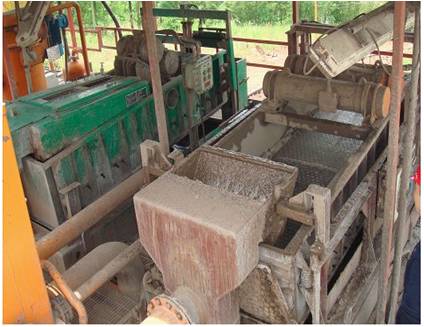 Shaker oilfield Test Shaker oilfield Test