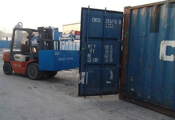 Loading solids control sytem